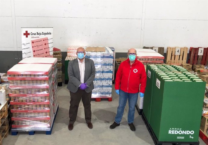 Coronavirus.- Mercadona entrega más de 9.000 kilos de alimentos de primera neces