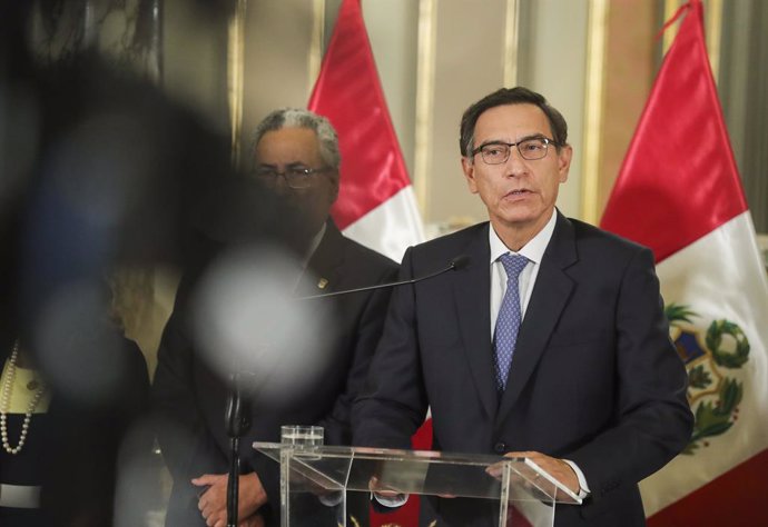 El presidente de Perú, Martín Vizcarra.