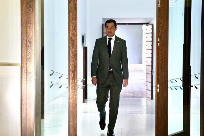 El presidente de la Junta de Andalucía, Juanma Moreno, en una foto de archivo.