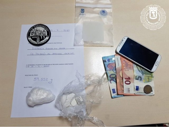 Detenido un usuaruo de VTC con 60 gramos de cocaína en los calconcillos