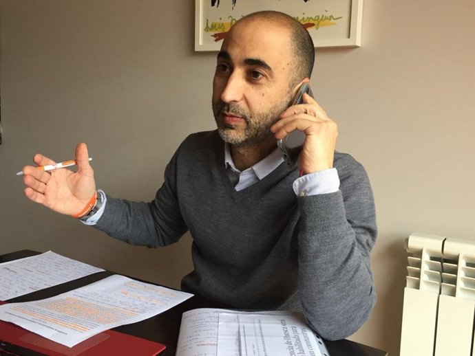 El consejero de Cs en el Somontano de Barbastro, Luis Domínguez.