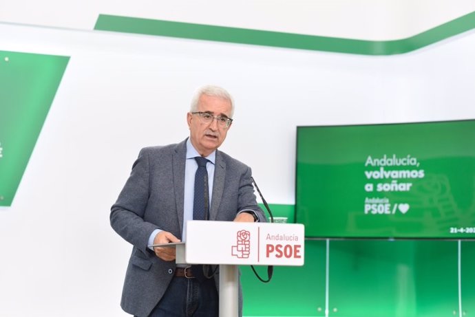 El portavoz adjunto del PSOE-A en el Parlamento andaluz Manuel Jiménez Barrios.