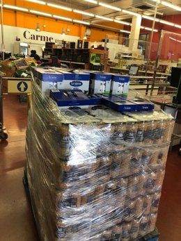 Donación de la PDE al Banc dels Aliments de les Terres de l'Ebre