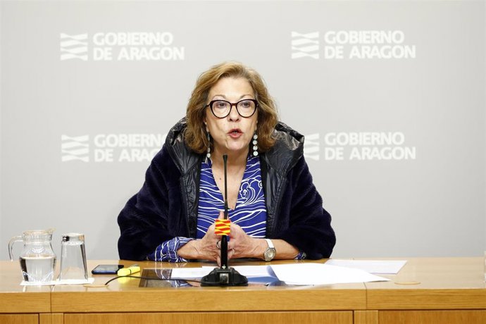 La consejera de Sanidad del Gobierno de Aragón, Pilar Ventura.