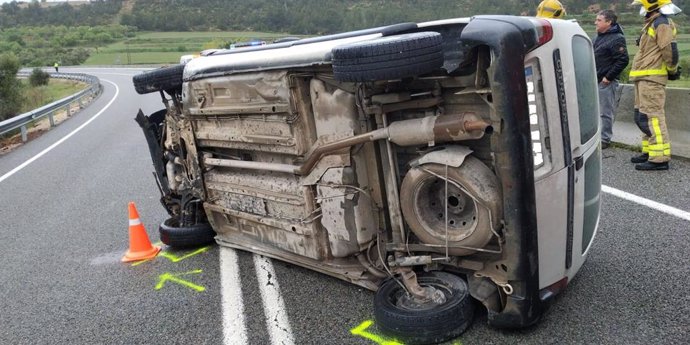 Imatge de l'accident de l'N-240