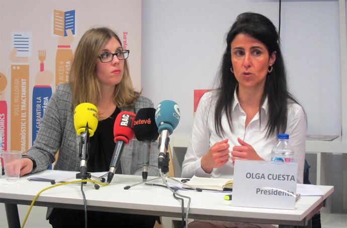 Irene Puig y Olga Cuesta, Associació Celíacs de Catalunya (archivo)