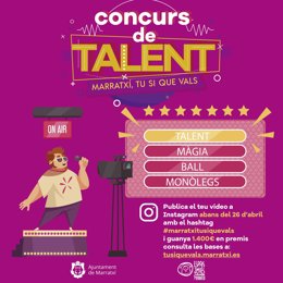 Concurso de talentos en Instagram lanzado desde el Ayuntamiento de Marratxí