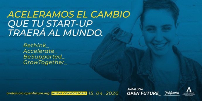 Imagen de la iniciativa Andalucía Open Future de la Consejería de Economía y Telefónica. 