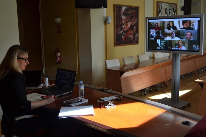 [Grupoextremadura] Fotografía Y Recursos Audiovisuales Reunión Telemática Mesa De La Asamblea De Extremdura