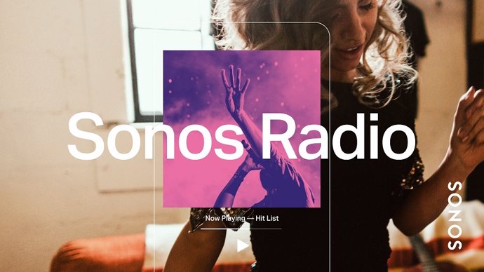 Imagen del servicio Sonos Radio de streaming.