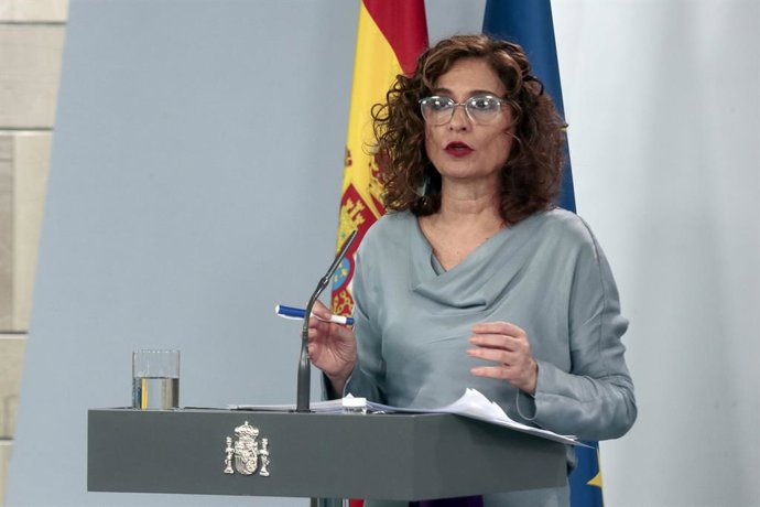 La ministra d'Hisenda i portaveu del Govern central, María Jesús Montero.