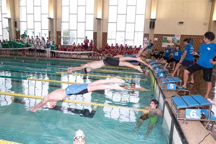 Imagen de archivo de una ciompetición de natación