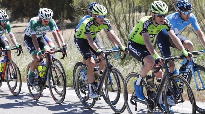 El Euskadi Murias durante la Vuelta a la Comunidad de Madrid 2019