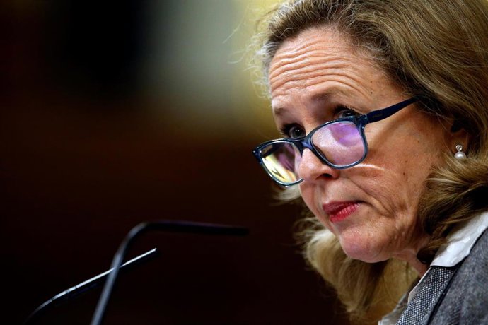 La vicepresidenta tercera, Nadia Calviño.