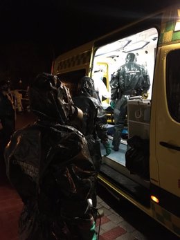 Agentes de la Guardia Civil localizan y reingresan a un paciente positivo en coronavirus en Valladolid.