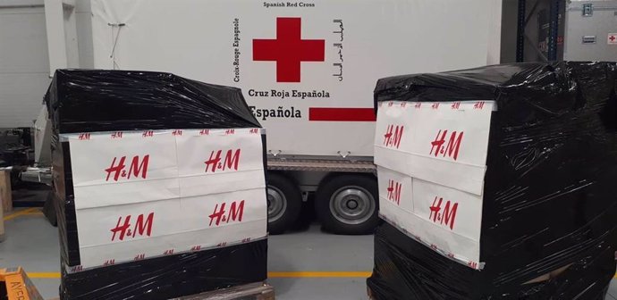 Donaciones de producto de H&M a Cruz Roja