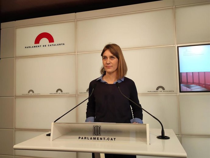 La líder de los comuns en el Parlament, Jéssica Albiach, en una imagen de archivo. 