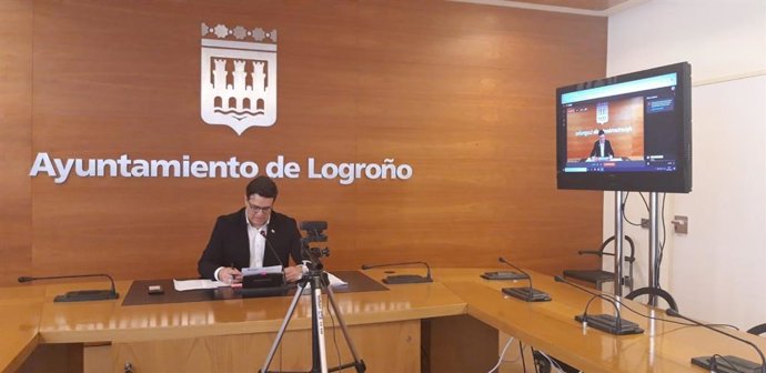 El portavoz del equipo de Gobierno del Ayuntamiento de Logroño, Kilian Cruz-Dunne