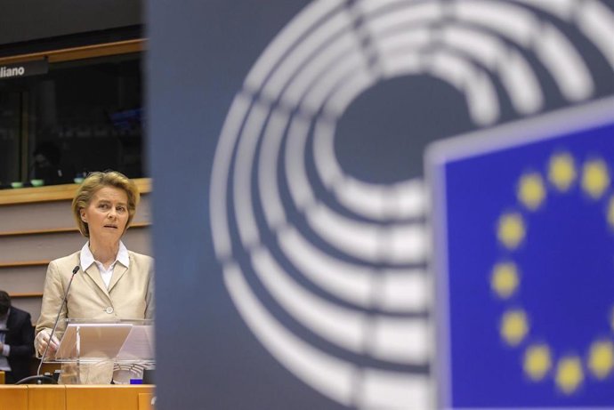La presidenta de la Comisión Europea, Ursula von der Leyen