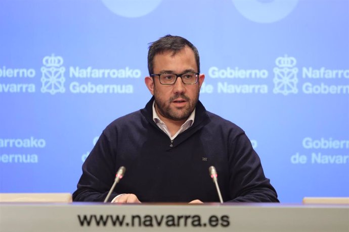 El vicepresidente del Gobierno de Navarra, Javier Remírez