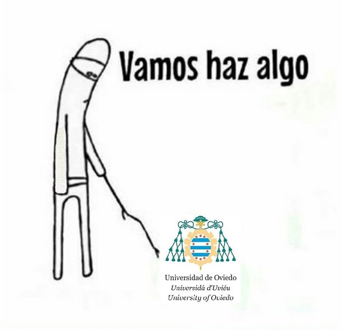 Un 'meme' usado en las redes sociales en la campaña #UniOviNosAbandona