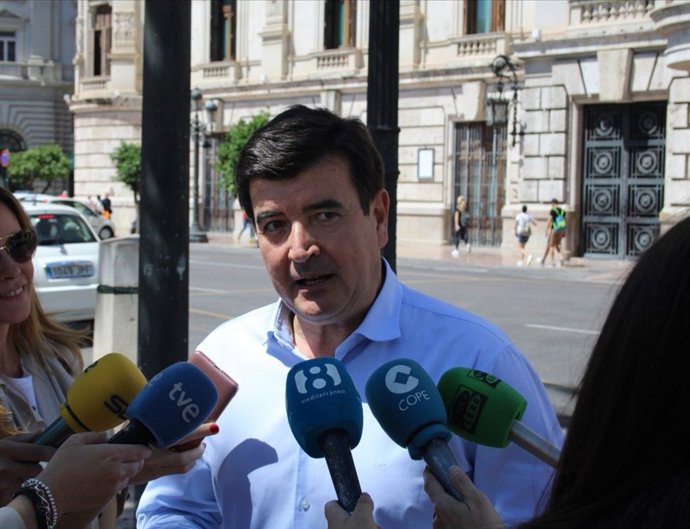 El portavoz de Cs en el Ayuntamiento de Valncia, Fernando Giner, en una imagen reciente. 
