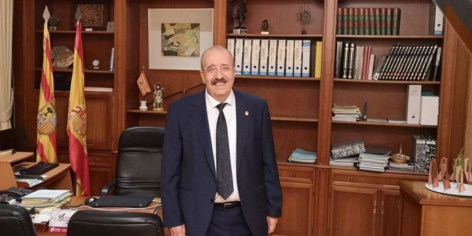 El presidente de la DPT, Manuel Rando, durante su discurso