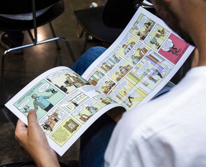 Cómic de Paco Roca sobre su exposición en el IVAM