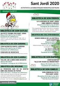 El Ayuntamiento de Palma celebra Sant Jordi de forma virtual