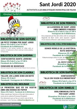 Cartel de Sant Jordi del Ayuntamiento de Palma.