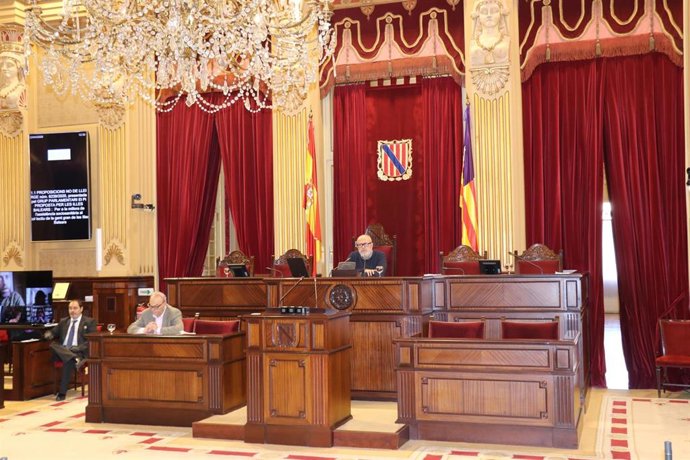Comisión de Asuntos Sociales, Derechos Humanos y Deportes celebrada en el Parlament balear.