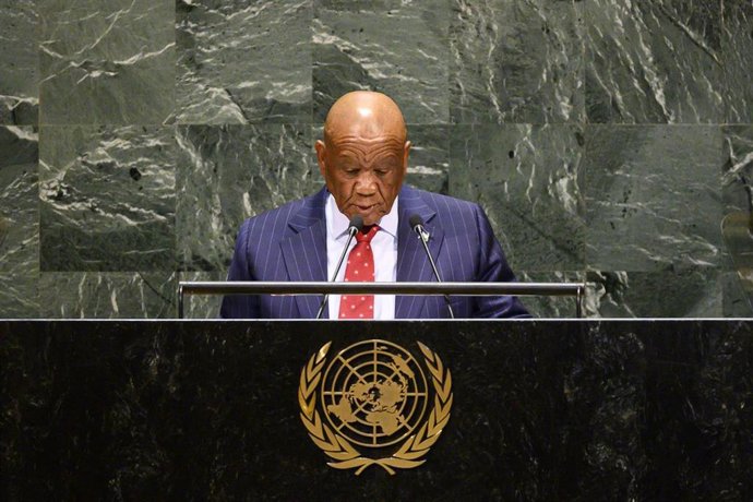 El primer ministro de Lesoto, Thomas Thabane
