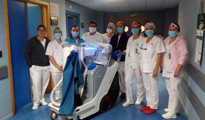 Equipo médico del servicio de Radiología digital del Hospital de Valme