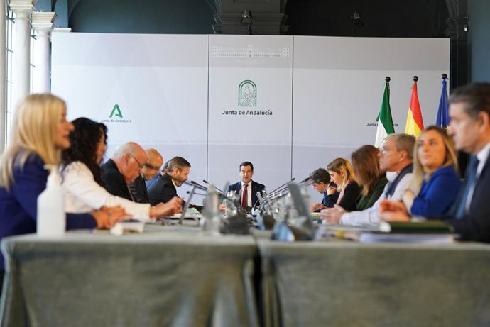 Reunión del Consejo de Gobierno de la Junta de Andalucía, en una imagen de archivo.