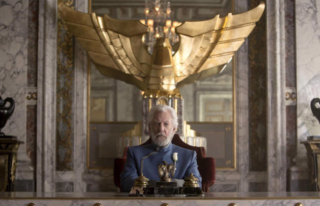 Presidente Snow en Los Juegos del Hambre