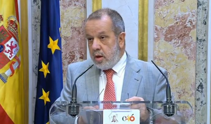 El Defensor del Pueblo, Francisco Fernández Marugán, presenta el informe anual de 2018 en el Congreso