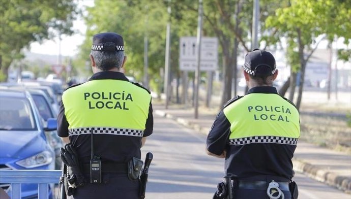 Agentes de la Policía Local de Cáceres