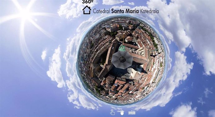 Las visitas virtuales de la Catedral Santa María de Vitoria se multiplican por cuatro durante el confinamiento