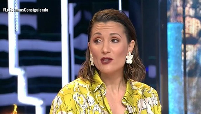Nagore Robles, en el plató de Supervivientes