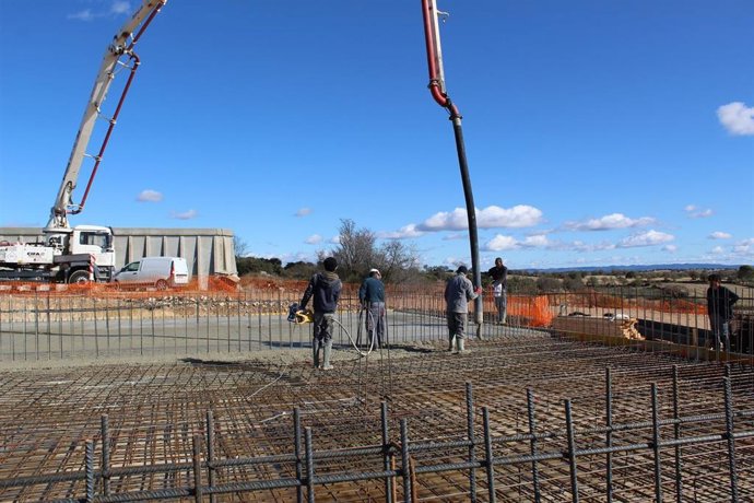 Construcción depósito de agua Mondéjar.