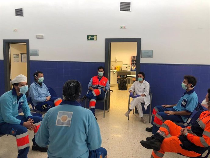 Profesionales del Área Sanitaria Norte de Málaga participan en los talleres para prevenir el estrés por el COVID-19