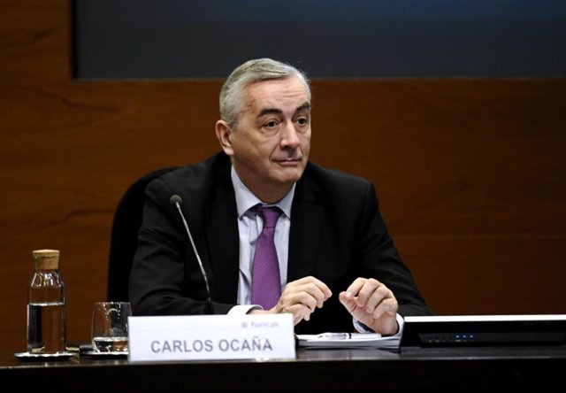 El director general de Funcas, Carlos Ocaña, el pasado 6 de febrero.