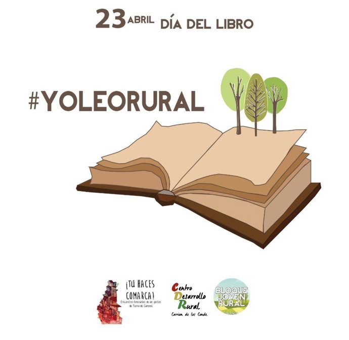 Cartel de la iniciativa 'Yo leo rural'.