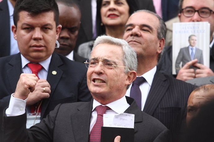 El ex presidente de Colombia Álvaro Uribe (Imagen de archivo)