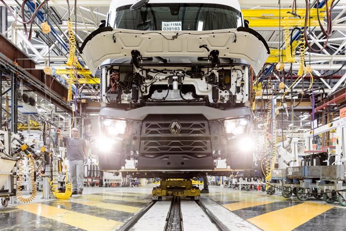 Imagen de una factoría de Renault Trucks.
