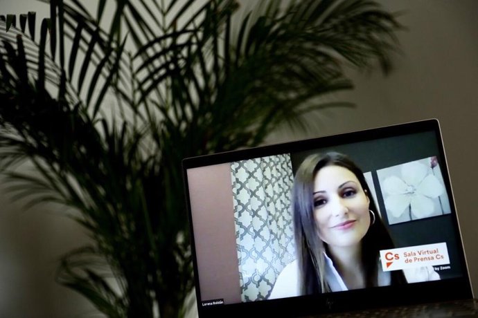 Lorena Roldán (Cs) en videoconferencia