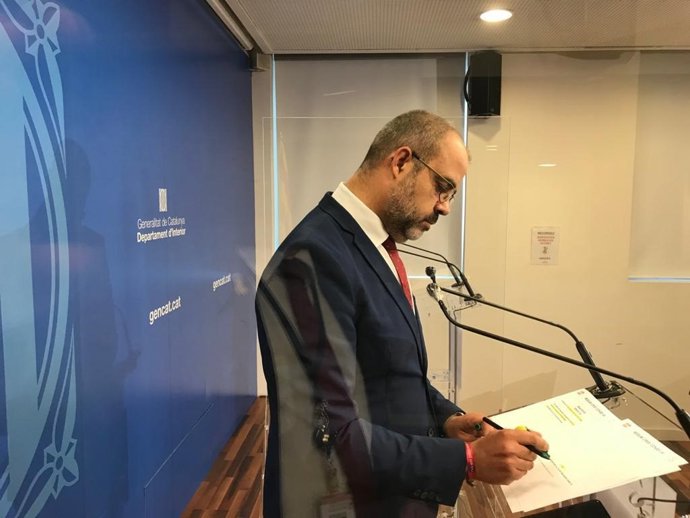 El conseller de Interior, Miquel Buch