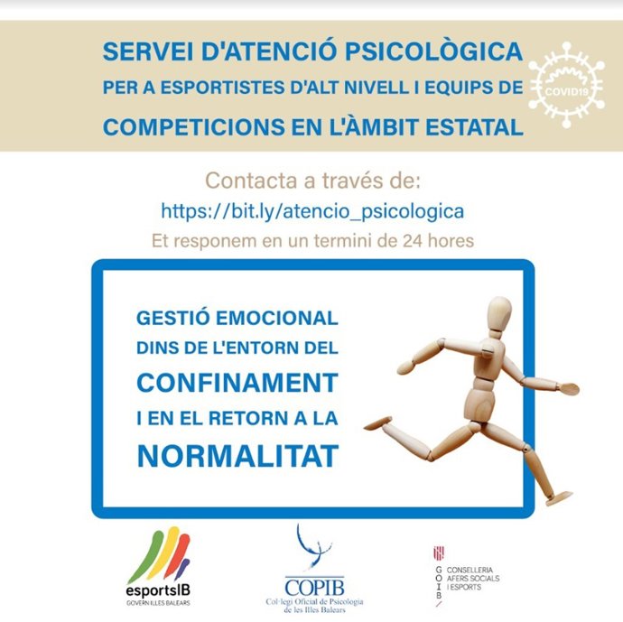 Servicio de atención psicológica para deportias de élite.