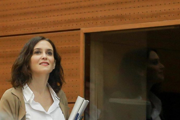 La presidenta de la Comunidad de Madrid, Isabel Díaz Ayuso