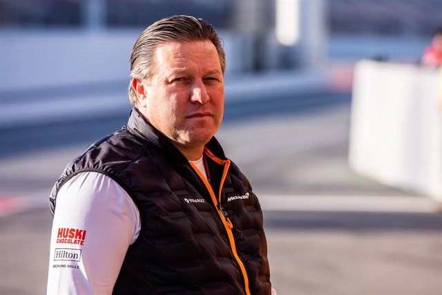 Zak Brown, jefe de McLaren